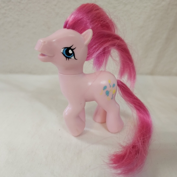 My Little Pony Retro Mane‎ Pinkie Pie 3" Balloons Pink Body - Picture 1 of 5